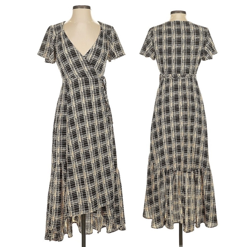 Urban Outfitters Plaid Wrap Dress XS/S